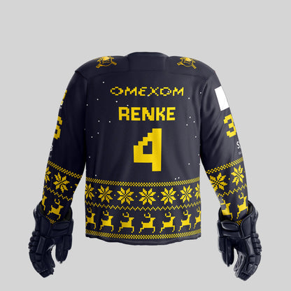 Game-Worn Winter Jersey - #4 Renke