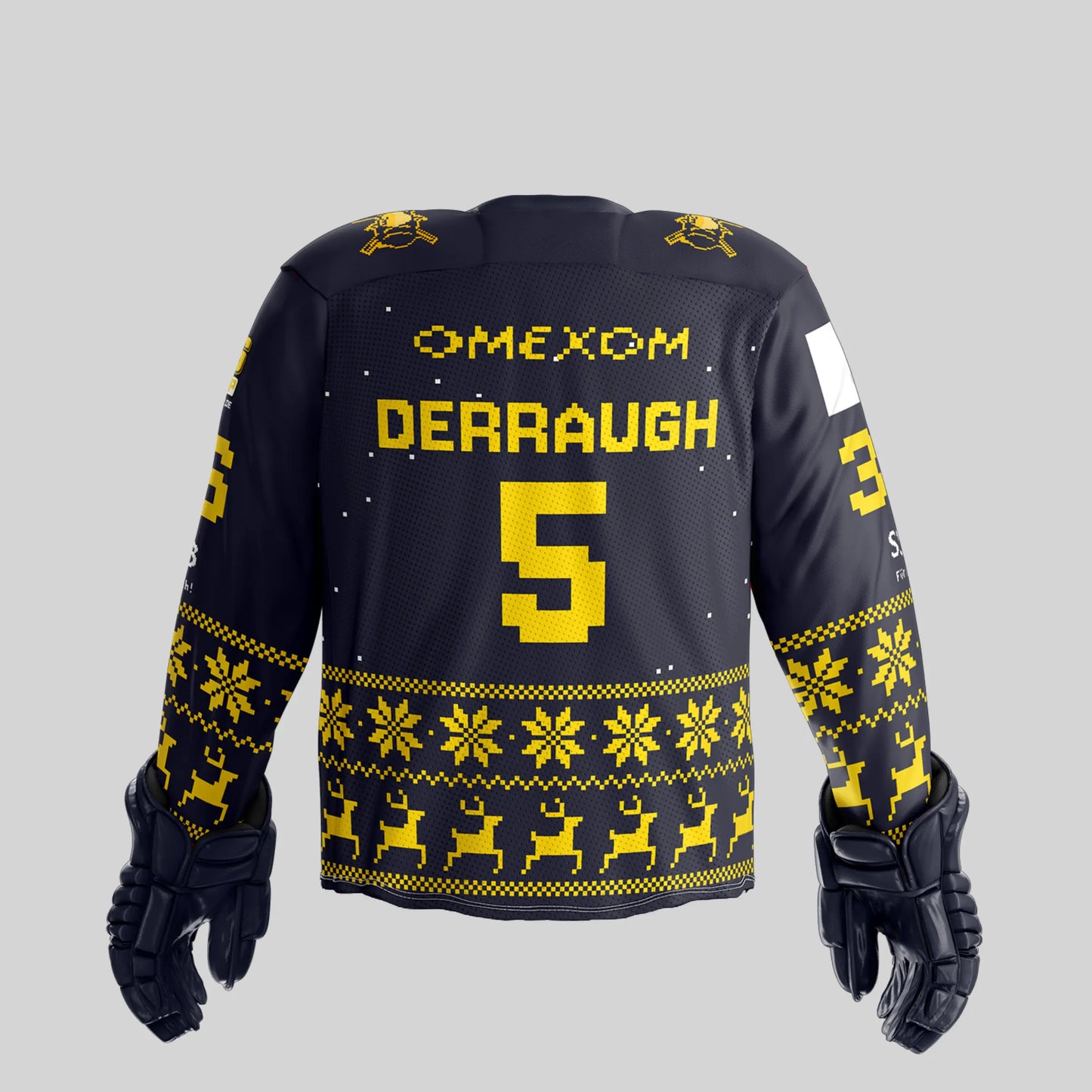 Game-Worn Winter Jersey - #5 Derraugh