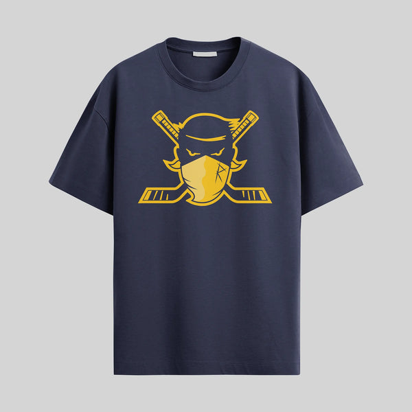 T-Shirt Stuttgart Rebels Blau-Gelb