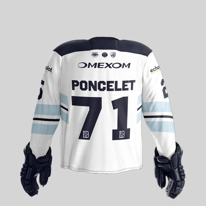 Game Worn Pre-Season Jersey - #72 Montgomery