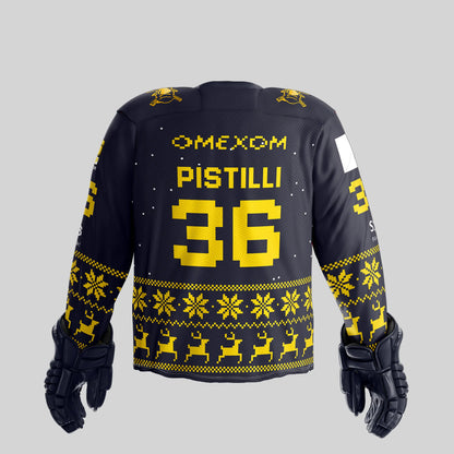Game-Worn Winter Jersey - #36 Pistilli